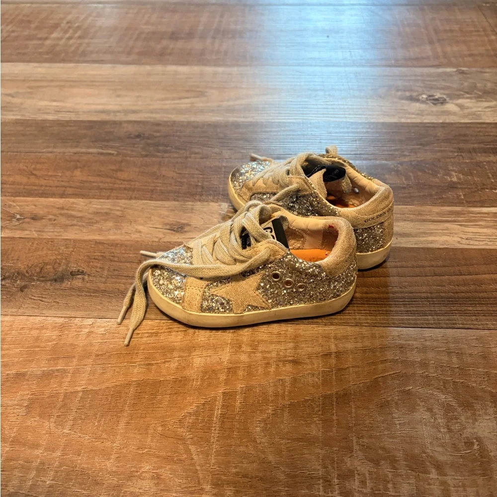 Golden Goose sparkling gold